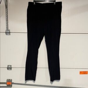 PASKHO MENS BLACK ATHLETIC PANT LARGE